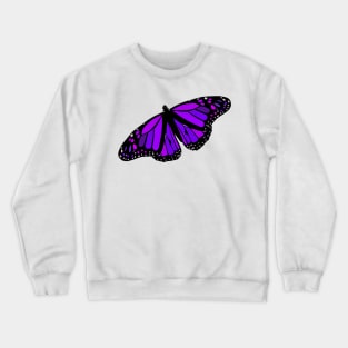 Purple butterfly emoji epilepsy awareness sticker Crewneck Sweatshirt